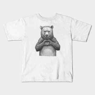 Bear with love Kids T-Shirt